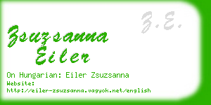 zsuzsanna eiler business card